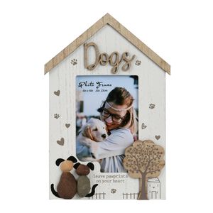 Dogs Wooden 4" x 6" Photo Frame